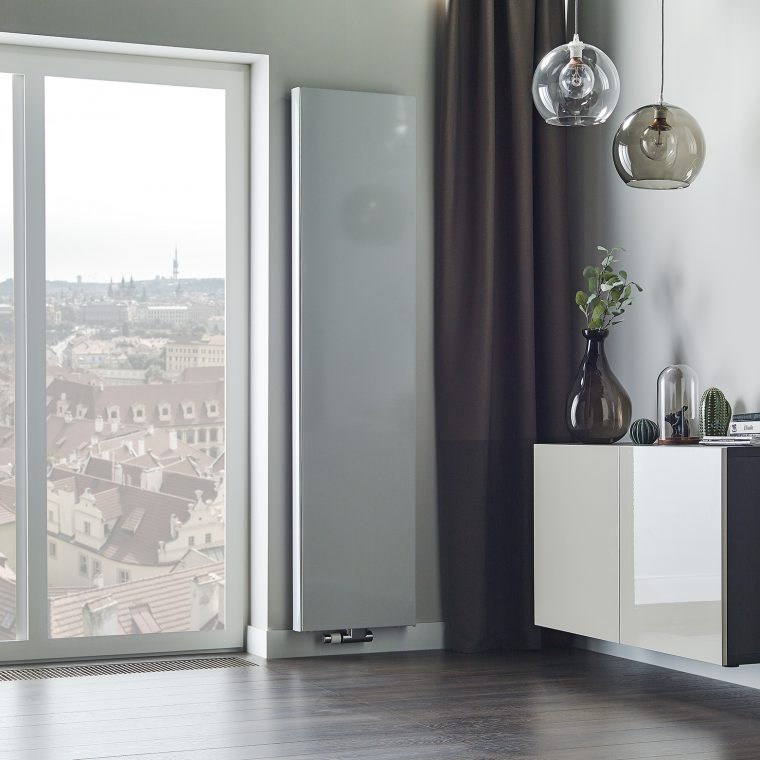 Vertikalt element kontra horisontalt element Clever Heating