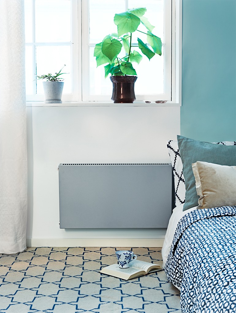 Lavtemperaturradiatorer og varmepumpe Clever Heating